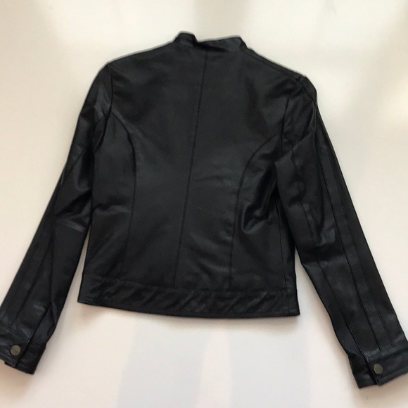 Nicole Miller New York Leather Jacket - Picture 9 of 11